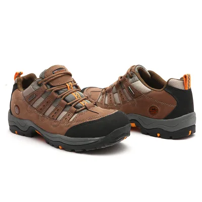 Large Size 13 Unisex Leather Breathable Outdoor Sneakers Waterproof Women Trekking Shoes for Men