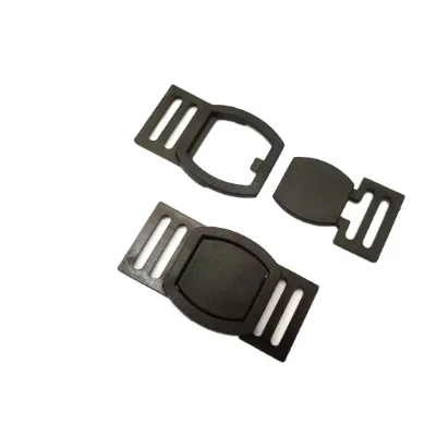 Custom Dual Adjustable Light Weight Center Release Plastic Bag Buckle for Luggage Strap Plastic Interlocking Clasp