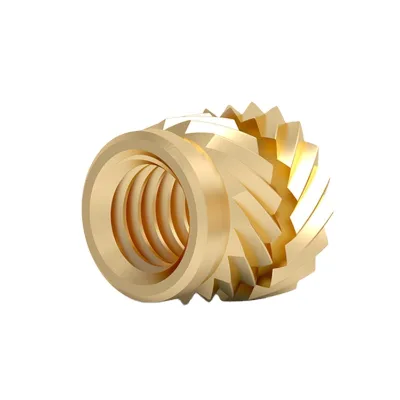 Hot Melt Knurled Brass Fastener Insert Nut for Plastics Manufacturer