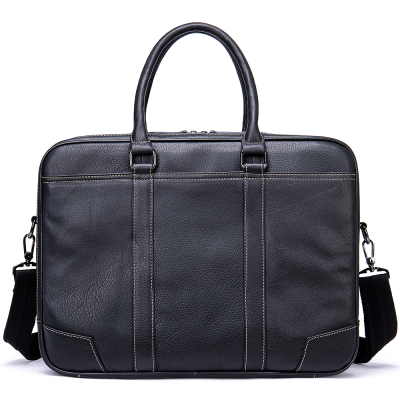 Large Capacity Briefcase Business Office Single Shoulder Crossbody Briefcase Vintage Cowhide One-Shoulder Briefcase