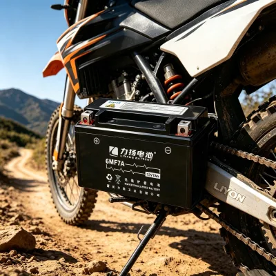LIYON New 6MF7A 7AH 12V Full MF Lead-acid Generator Battery Built-In Explosion Safety Valve Maintenance-Free Starting Motorcycle