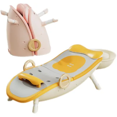Cute Plastic Multi-Functional Folding Baby Shampoo Chair Easy to Store for Children Aged 1-5
