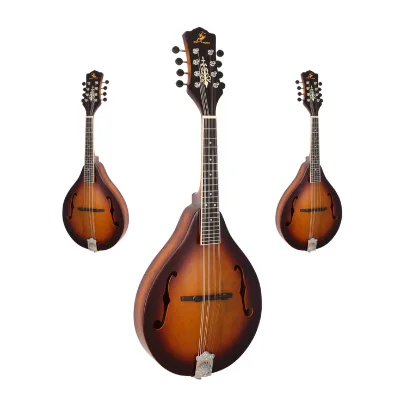 Top Quality Assurance Good Quality Natural Color 8 Strings Spruce Mandolin Great Sound Made in China Wholesale Gift