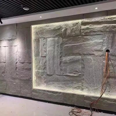 Luxury Outdoor Waterproof Pu Culture Stone 3d Decoration Pu Stone Wall Panel