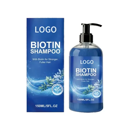 Wholesale Custom OEM Biotin Shampoo Private Label Daily Hair Cleansing Organic Anti-Dandruff Nourish Strengthen Fine Hair Oil