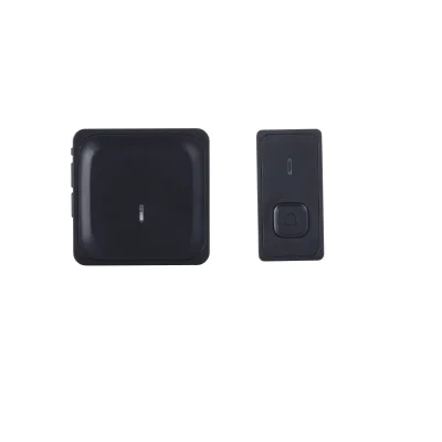 Easy Installation UK Wireless Doorbell IP55 Waterproof Adjustable Volume 58 Ringtones Smart Doorbell Black Ding Dong