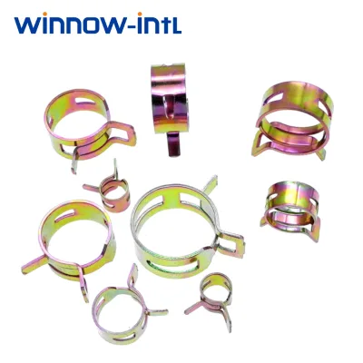 Spring Steel Hose Clamp for Fuel Line Vacuum Hose and Water Pipe