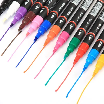 Whiteboard Paint Art Line Color Fabric Acrylic Magic Edible Alcohol Marker Pen Sets