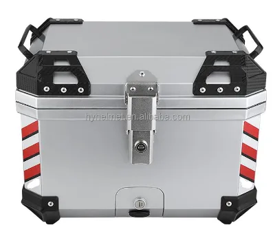 Stylish 45L Motorcycle Luggage Box Lightweight Durable PP Material Multiple Colors Available Enhancing Riding