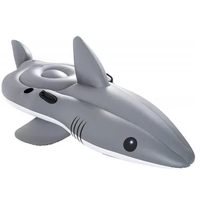 Factory Custom Inflatable Pvc Thickened High Quality Outdoor Swimming Pool Water Shark Toy Mount