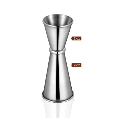 Slim 30/60ml Double Cocktail Jigger Premium 304 Stainless Steel Jigger Cocktail