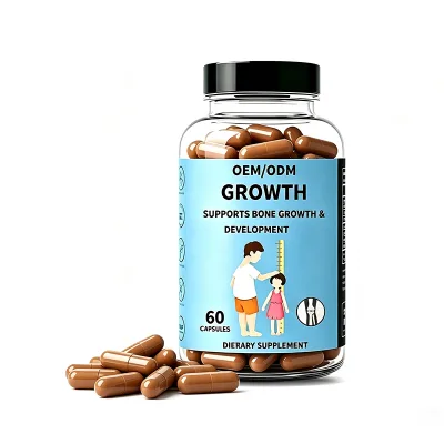 OEM/ODM Height Growth Capsule Bone Strength Get Taller Increases Bone Height Growth Natural Food Supplement for Kids & Teens
