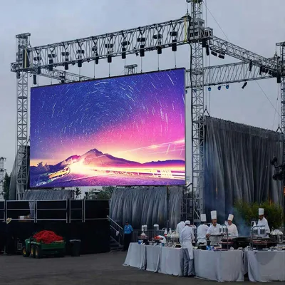 Outdoor Waterproof LED Video Wall P3.91 Die Cast Aluminum Cabinet for Outdoor Performance Advertising