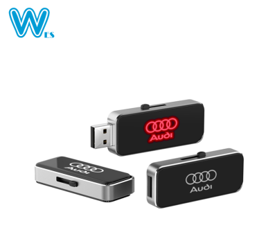 New Arrival Usb Flash Drive Lighting logo Usb Flash Disk Usb Memory with Lighting logo