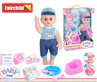 12 Sound With IC 14 Inch Girl Dolls Vinyl Toys Dolls With Accessories Baby Doll for Kids
