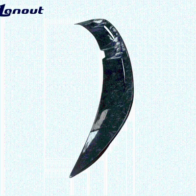 For Porsche Taycan Spoiler Tail Fin Wing Forged Carbon Fiber Car Body Kits Modification Accessories