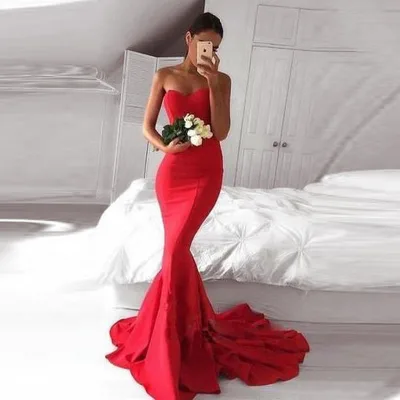 Lebanese Fancy Women Sexy Mermaid Elegant Tropical Evening Dresses