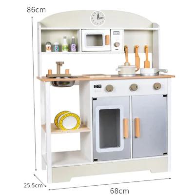 Cheap modern kitchen toy set Japanese style wood kids toys kitchen Made In China