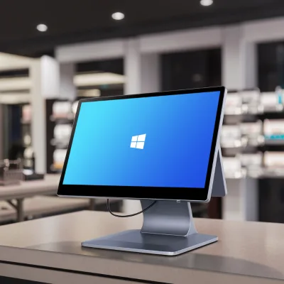Aluminium Alloy Base Pos 15.6'' POS Terminal Integrated POS SystemMerchant Services Terminal All in One POS Terminal