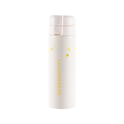 490ml Double-layer Stainless Steel Straight Cylinder Bounce Lid Thermos