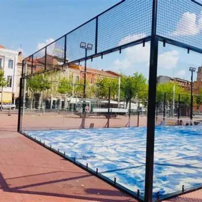 Exito EX-003 Portable Double Super Panoramic Padel Court Waterproof Q235B Hot Dip Galvanized Indoor Outdoor Use 3.0mm Powder