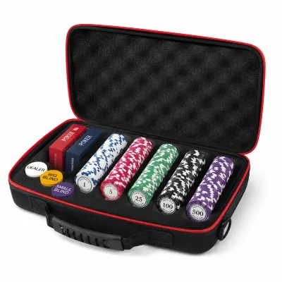 Customizable Portable EVA Poker Chip Case 500/1000 Piece Empty Briefcase Special Purpose Bags & Cases