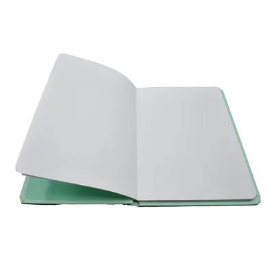 A5 Notebook in Fresh Green and Simple Cardboard for School Business Office Agenda Promotion