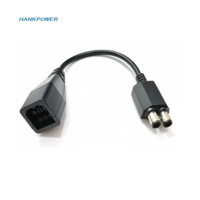 2 Port AC Power Supply Adapter Transfer Connector Adaptor Converter Cable for XBOX360 to Xbox 360 Slim