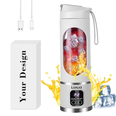 Detachable Easy Clean Portable Blender Ice Crusher Juice Maker for Camping Hiking Lightweight Fresh Drink Production