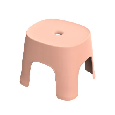 Children Colorful Stool Tabouret Thickening Durable Wholesale extra Thick Plastic Bath Stool Child Step Stool