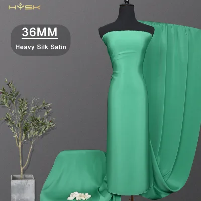 High Ending 36MM Silk En Soie Moroccan Raw Multi Colors 5% Elastic Spandex 95% Silk Mulberry Silk Crepe Fabric