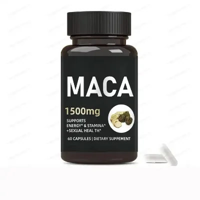 2023 China Hete Verkoop Odm/Oem Adult Beauty Maca Kruidenextract Capsules Witte Maca 60 Count 5 Year Shelf Life