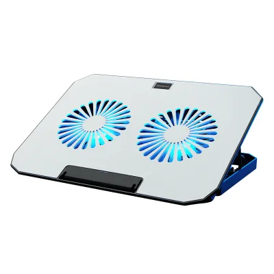 N22 Ultra-Thin Turbo Fan, 3cm Portable, 7-Speed Adjustable, Dual USB, Twin Turbo Fast Cooling, LED, Silent