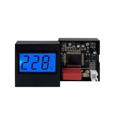 D91-20 Voltmeter 91L16 Type AC 80-500V LCD Digital Display AC Voltage Meter for Voltage Regulator Charger