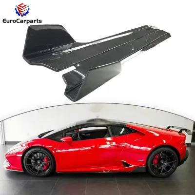 LP610 Side Skirts for LAM LP610 V-style Carbon Fiber Side Bumper for LP610 Side Bumper