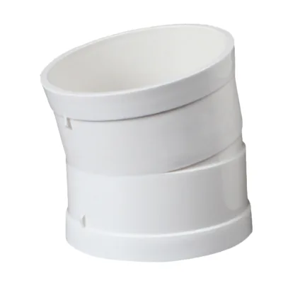 PVC Slightly Curved Elbow for Drainage Pipe