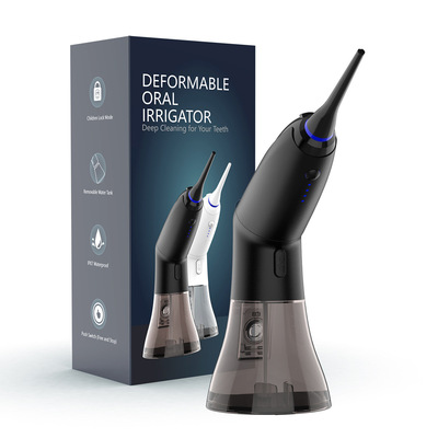 H2ofloss Upgraded Cordless Dental Teeth Irrigator, Portable Water Flosser, Rechargeable IPX7 Waterproof Water Irrigator