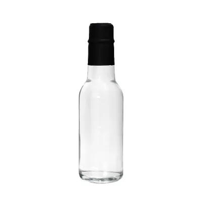 Custom Clear 5 oz Hot Sauce Salad Ketchup Glass Bottle for Ketchup