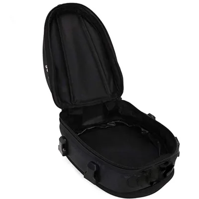 Large Capacity Portable Black Polyester Bicycle Bag Waterproof Motorcycle Side Bag
