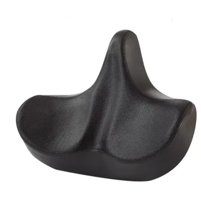Mountain Cycling Bike Accessories Oversize Thickened Comfortable PU Leather Bicycle Big Bum Spring Saddle Hollow Seat Cushion