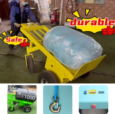 Top Selling Heavy Duty 1000KG CE FCC Safe Hand Truck Dolly Trolley with Emergency Stop Button for Inflatables for Outdoor Events