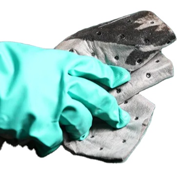Factory Supply Universal Absorbent Pad Only Perforated for Environmental Oil and Chemical Coolant Solvent Spill Control