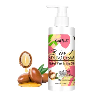 New Products Private Logo 3 in 1 Defining Curly Hair Cream Moisture Enhancers Defining Hair Styling for Hair Care