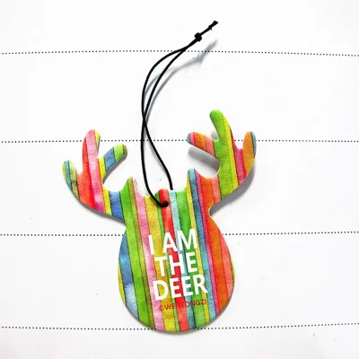 2018 Hottest Custom Funny Superhero Cartoon Shape Air Freshener Paper with Magnet Placement for Car From China Factory