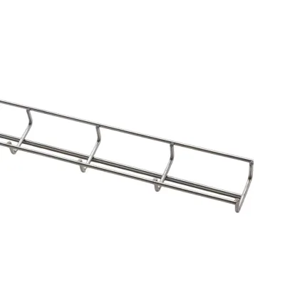 Flexible Installation Open Grid Trunking Desk Cable Management Tray 50mm Basket Type Cable Tray for Device Network Routing