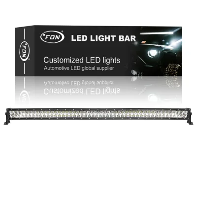 FDN 288W Rechargeable LED Light Bar High Bright Universal Offroad Truck Car Headlight Work Light Bar
