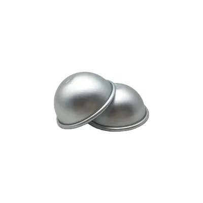 2.36 Inch 2.56 Inch 6cm 6.5cm 60mm 65mm round Bath Bomb Mold Aluminum Metal ASI Standard Welding Service Included