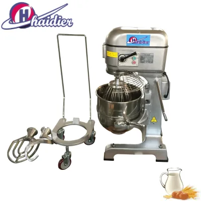 Electric Baking Machine Adjusted Speed Planetary Dough Mixer 80 Liter for Cake Biscuit Mixing Bakery Bread Machine