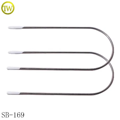 Custom Irregular Shape Bikini Hardware Silver Color Bra Straps Decorative Underwear Buckle Adjustable Metal Clip Fastener