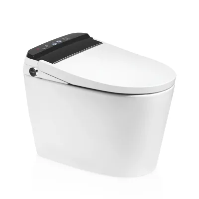 Remote Control 110v Modern Automatic Toilet Floor Mounted S-trap Ceramic Smart Wc Toilet